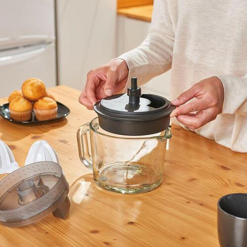Elektrisk juicer Black & Decker ES9240070B Hvid Sort Gennemskinnelig 30 W 1 L