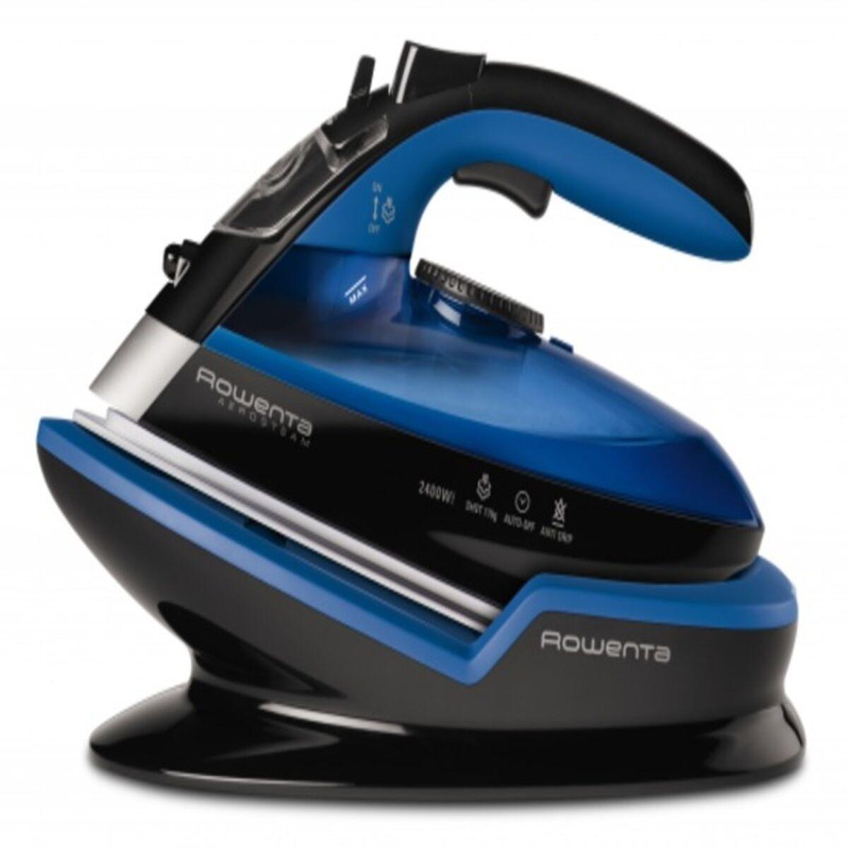 Ledningsfri Dampstrygejern Rowenta DE5010 2400W Free Move Blå Genopladeligt batteri