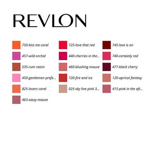 Fugtgivende Læbestift Super Lustrous Revlon 3,7 g 075 - Peach Parfait - 3,7 g