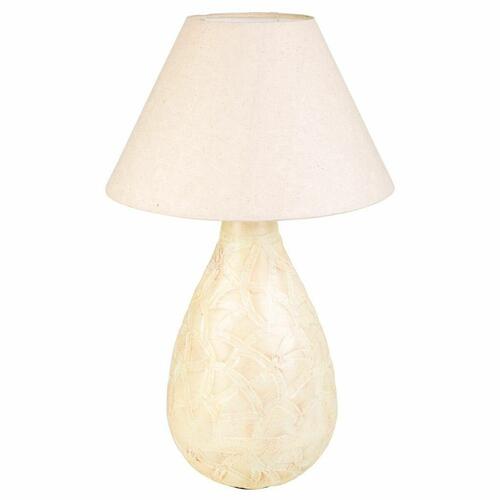 Bordlampe Alexandra House Living Flødefarvet Jern 33 x 60 x 33 cm