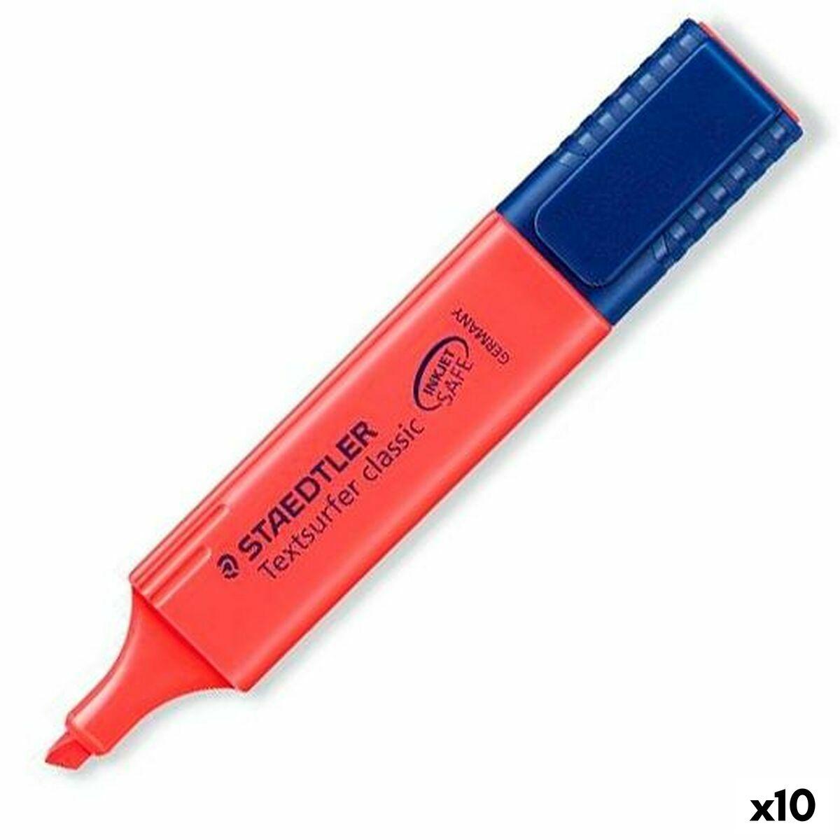 Staedtler Textsurfer Classic overstregningstusch rød - 10 stk