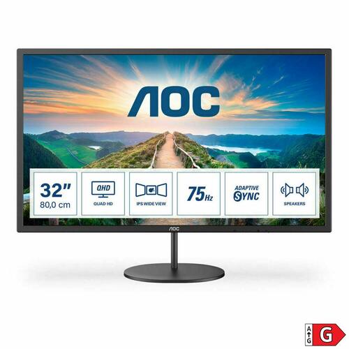 Skærm AOC Q32V4 32" QHD IPS 75 Hz