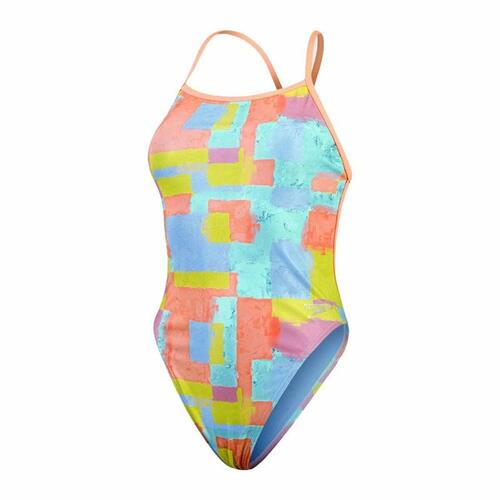 Badetøj til Kvinder Speedo Speedo Allover Digital V-Back Blå 34