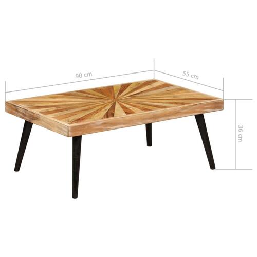 Sofabord 90x55x36 cm massivt mangotræ