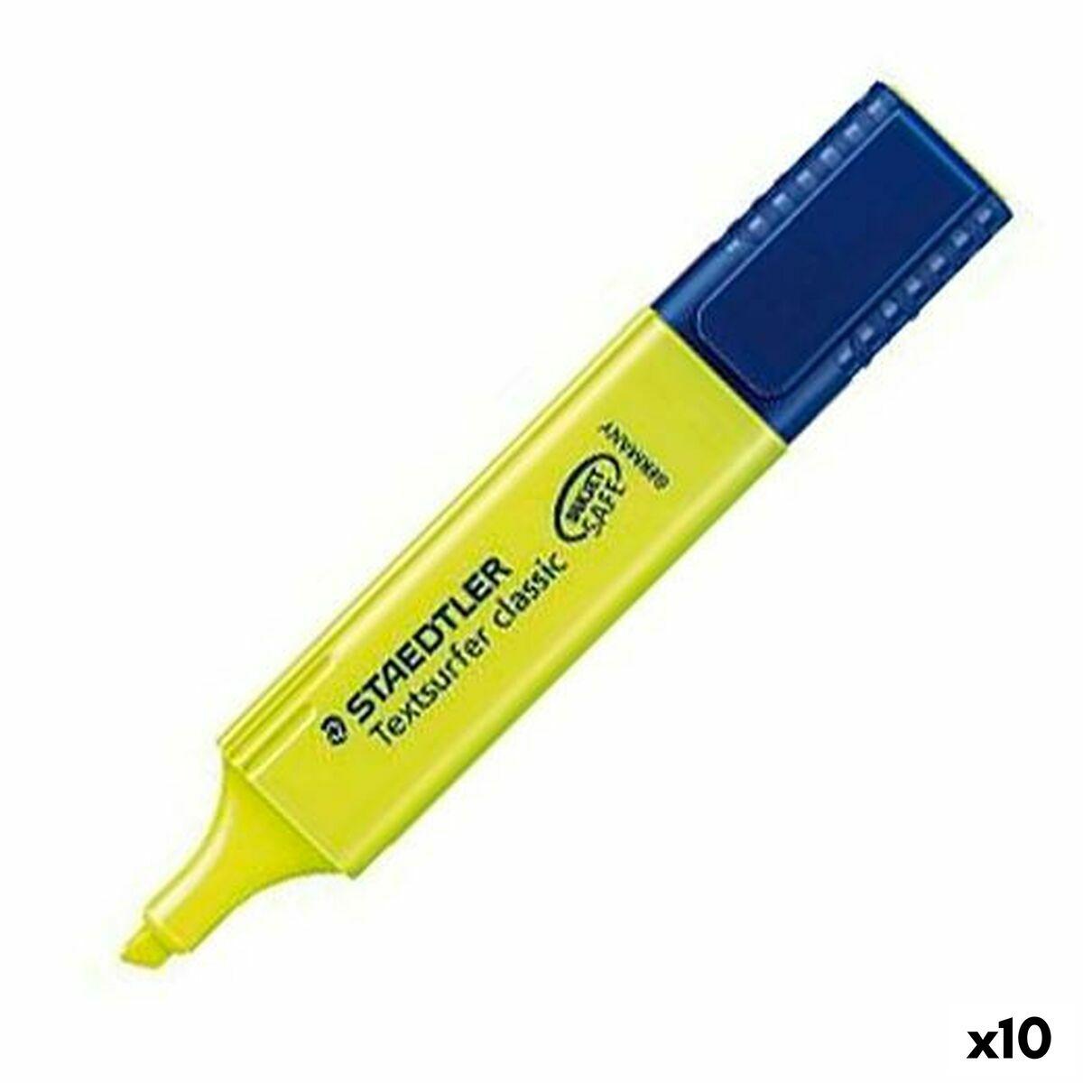 Staedtler Textsurfer Classic overstregningstusch - gul, 10 stk.