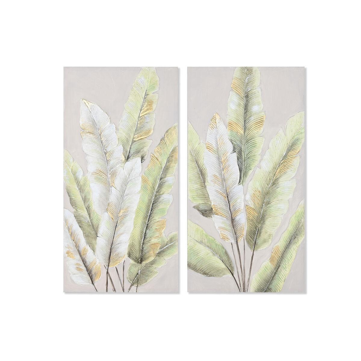 Lærredsmaleri - palmer, håndmalet, 50 × 3 × 100 cm