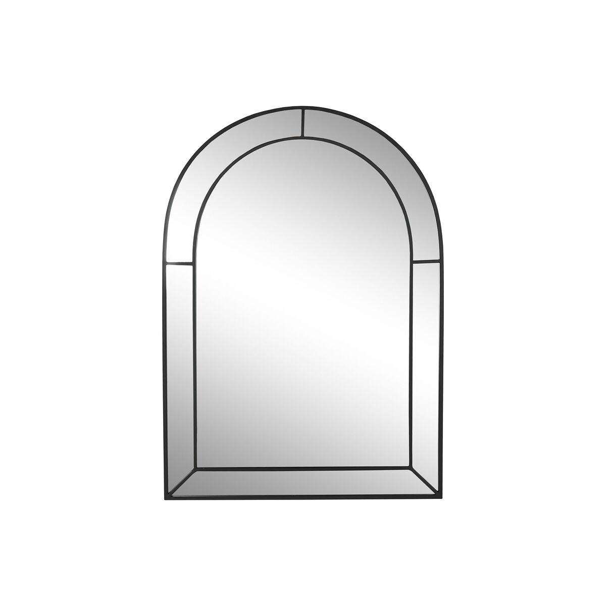 Vægspejl - Sort vindue, 70 × 2 × 100 cm