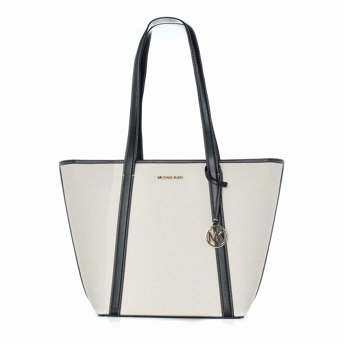 Skuldertaske Michael Kors PRATT - hvid, 29 × 28 × 12 cm