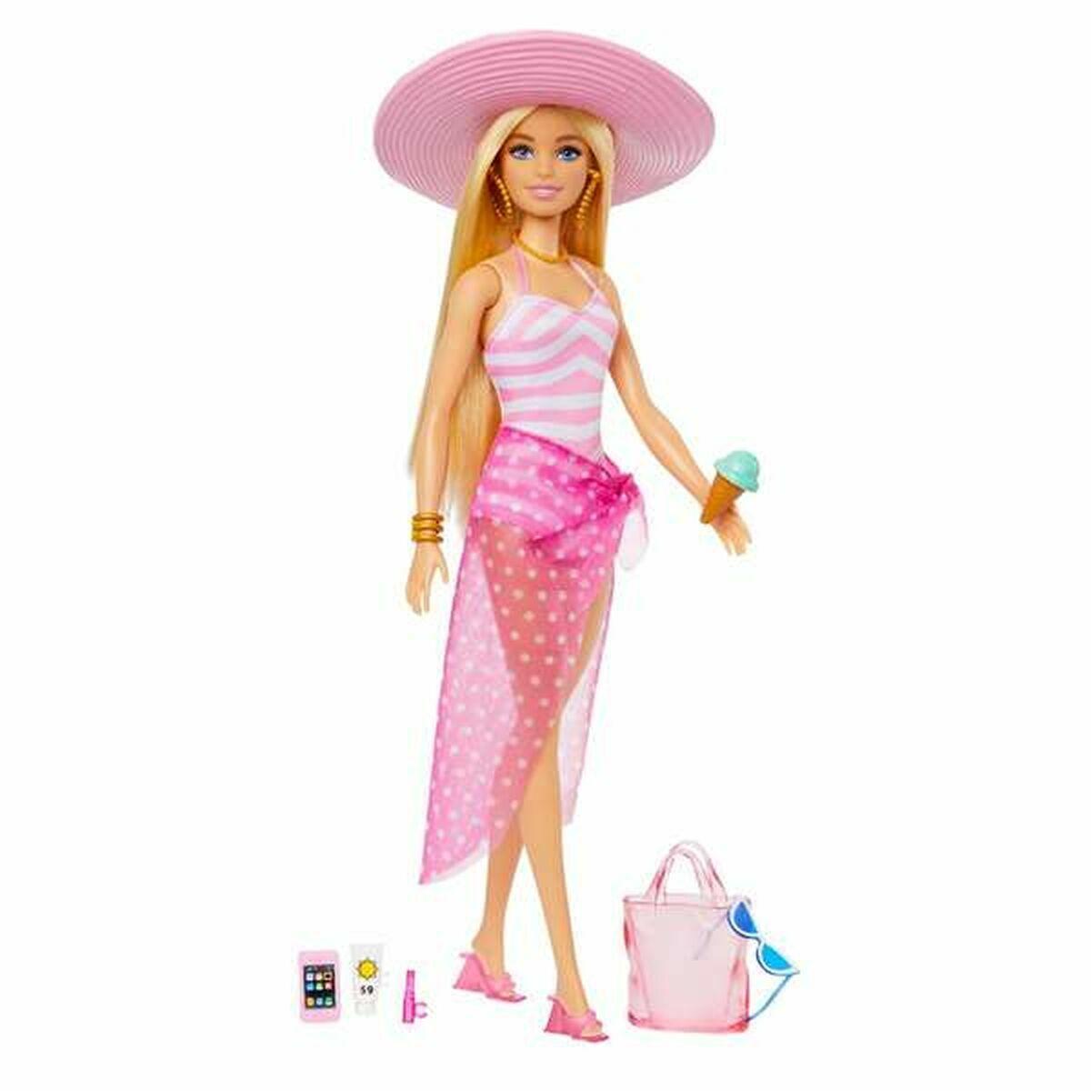 Barbie dukke HPL73 - strandlook, 30 cm billede