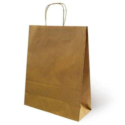 Fama gaveposer i brun papir med hank - 15 × 8 × 21 cm (25 stk)