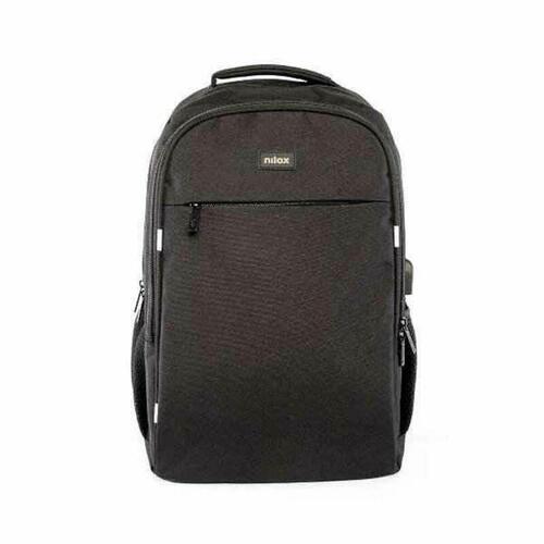 Laptop rygsæk Nilox NXBK041 15,6" Sort