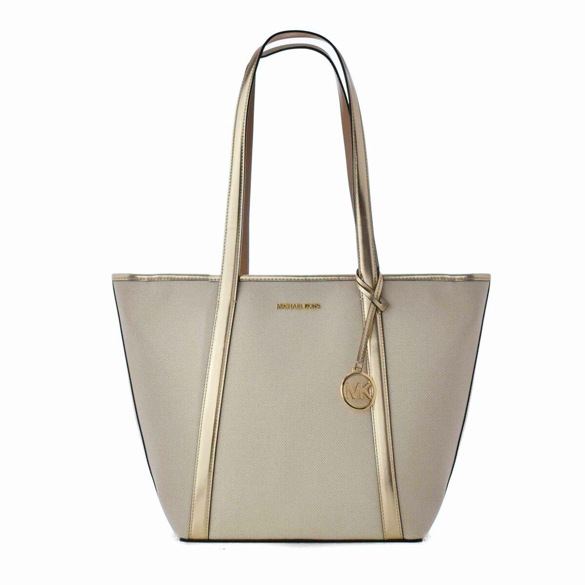 Michael Kors PRATT skuldertaske til damer - gylden, 29 × 28 × 12 cm