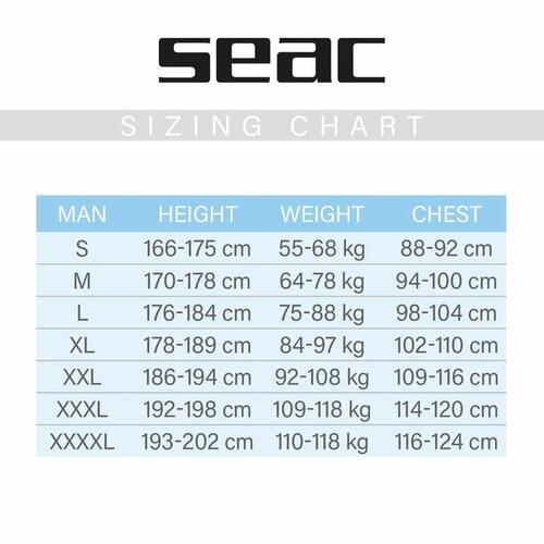 Neopren Seac Shorty Look 2,5 Mm Sort L
