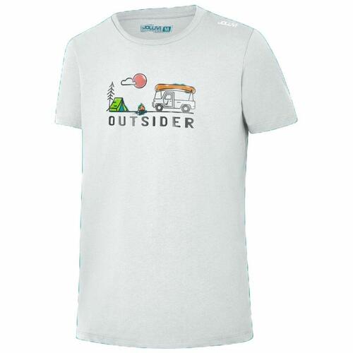 T-shirt Joluvi Outsider Camp Hvid S
