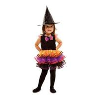 Kostume til børn Witch 3-4 år (2 Dele)