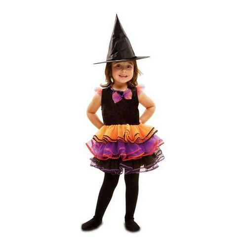 Kostume til børn Witch 3-4 år (2 Dele)
