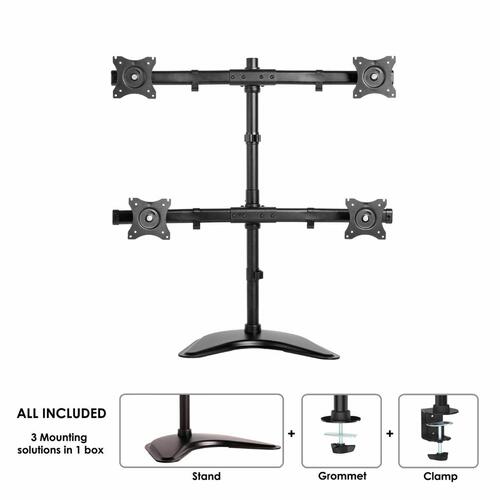 Skærm bord støtte Neomounts NM-D335D4BLACK 8 kg