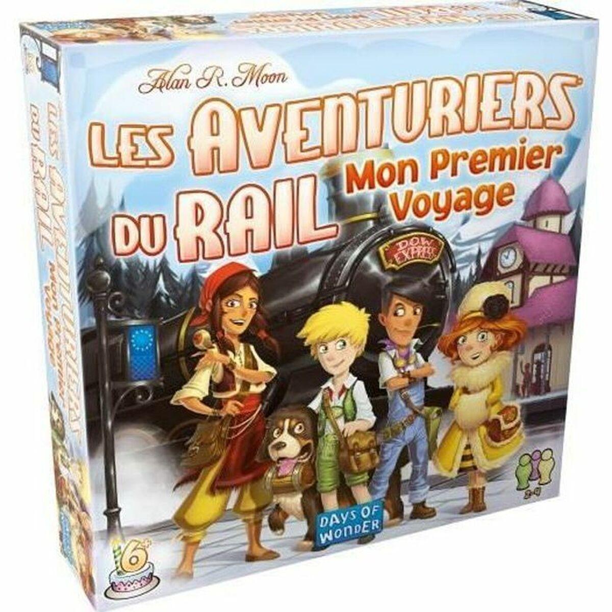 Brætspil Asmodee Rail Adventurers : My First Voyage (FR) Sort Blå Hvid Grøn