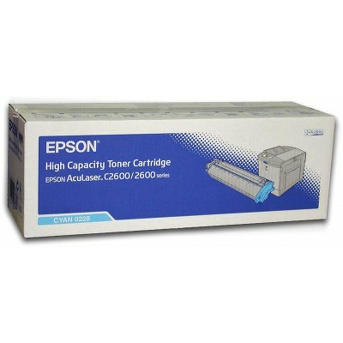 Epson toner C13S050228 - cyan (blå), 5.000 sider