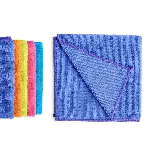 Rengøringsklude Multifarvet 30 x 30 x 0,02 cm (12 enheder)