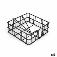 Servietholder Confortime Metal 18 x 18 x 6,5 cm (12 enheder)