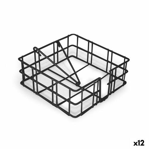 Servietholder Confortime Metal 18 x 18 x 6,5 cm (12 enheder)
