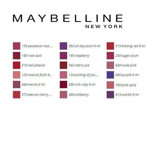 Læbestift Superstay Maybelline 815-scarlet 9 ml
