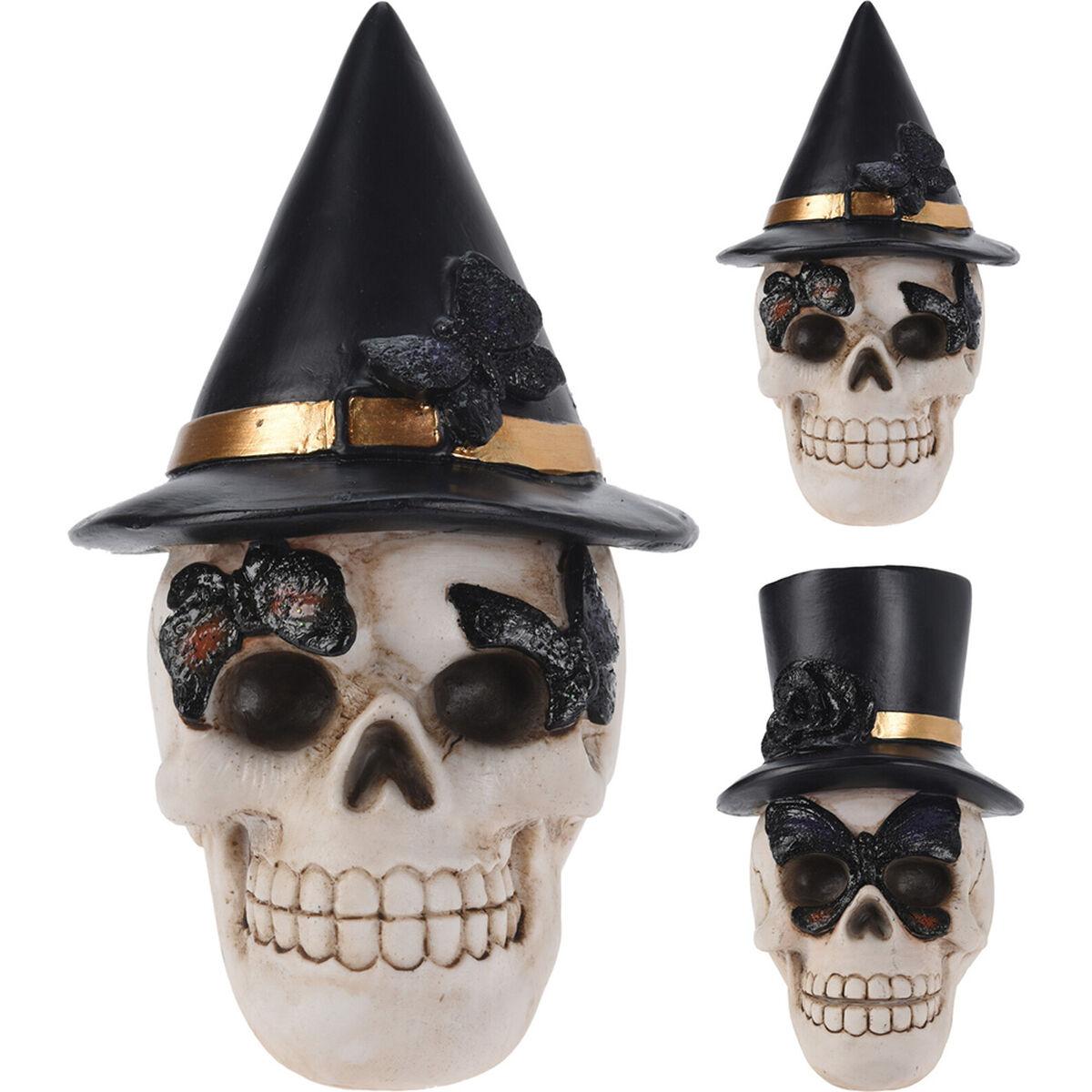 Lifetime Halloween dekoration - kranieskulptur 10 × 11 × 14 cm (assorteret) billede