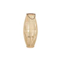 Lyseholder Home ESPRIT Natur Lys brun Bambus 35 x 35 x 85 cm