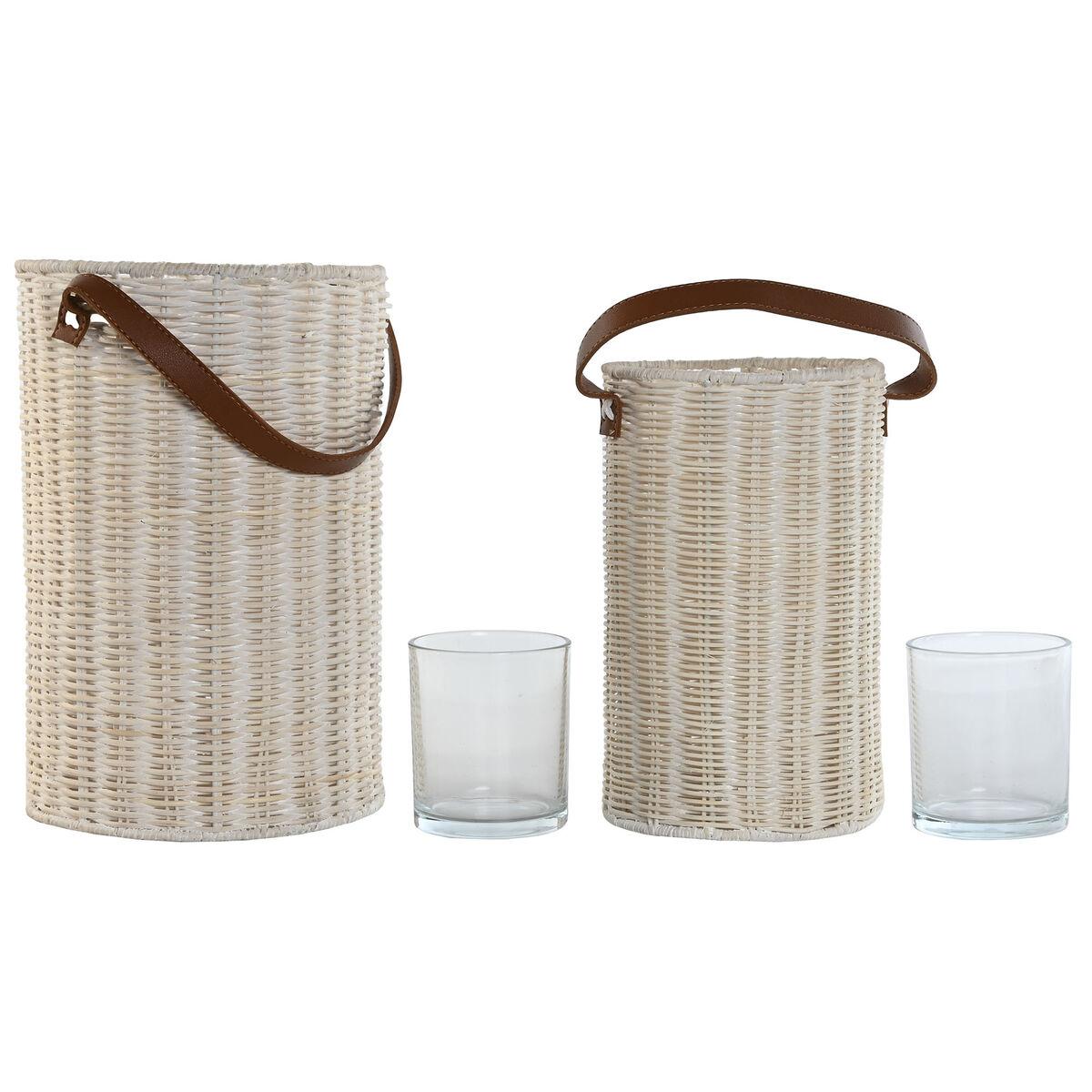 Lyseholder i krystal, Alpino - 20 x 20 x 30 cm (sæt á 2)