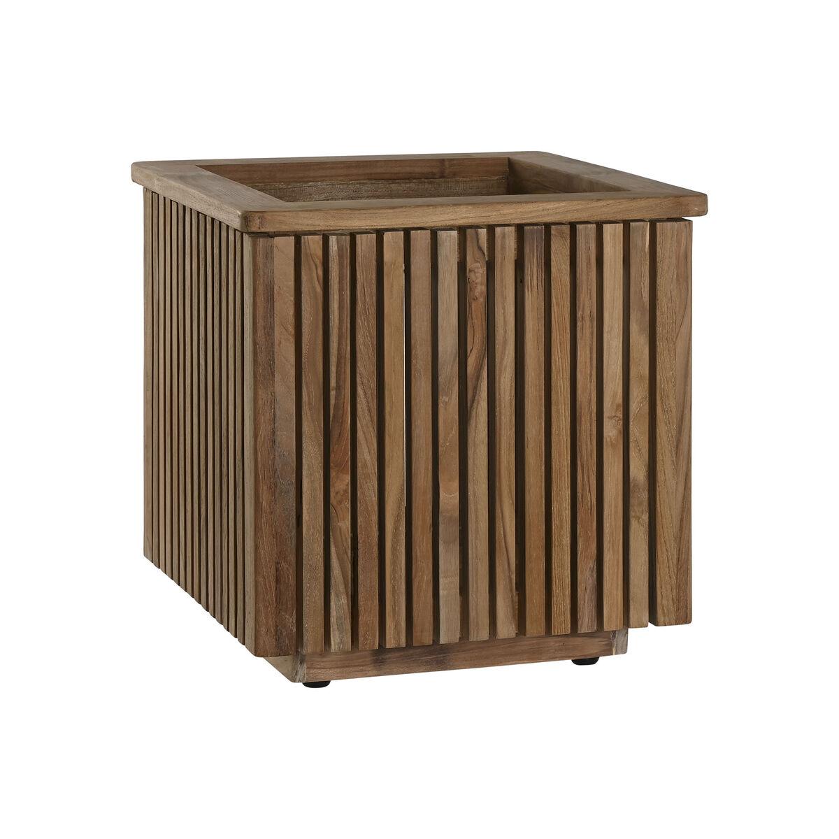 Urtepotte Home ESPRIT Teak 34,5 x 34,5 x 37 cm