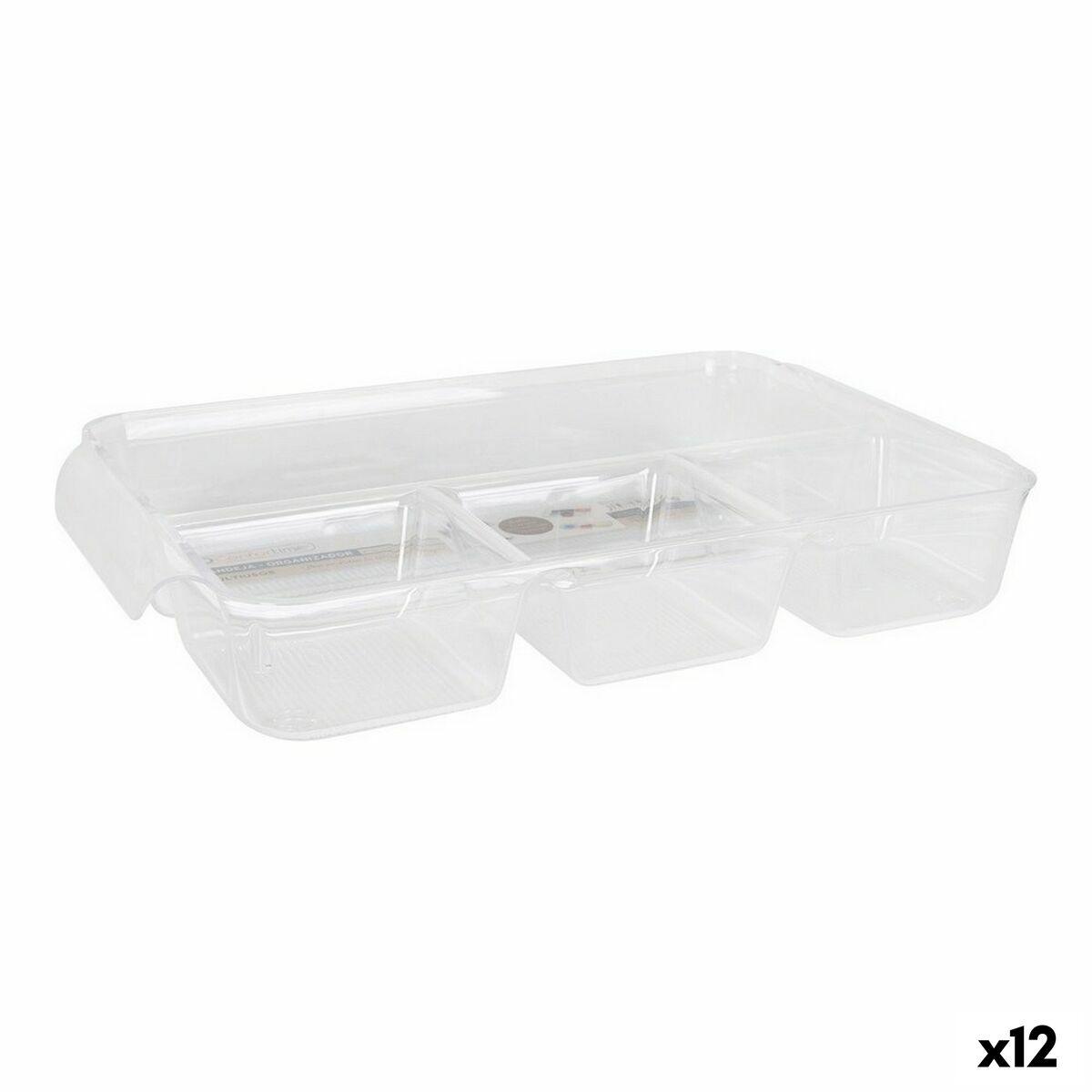 Multifunktionel organizer Confortime Gennemsigtig 37,5 x 23,5 x 5, cm (12 enheder)