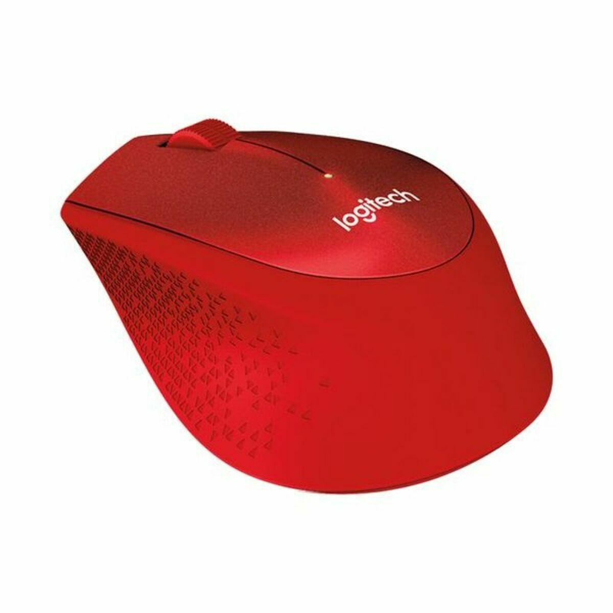 Trådløs mus Logitech M330 Silent Plus Rød 1000 dpi