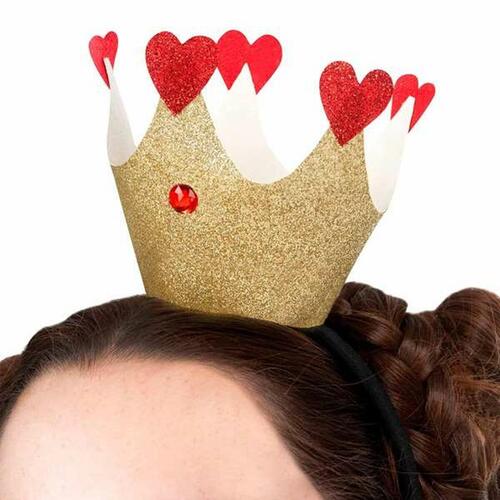 Kostume til voksne Hjerter dame S