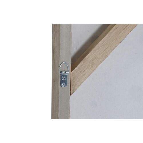 Maleri Home ESPRIT Sort Beige Abstrakt Moderne 102 x 3,2 x 102 cm (2 enheder)