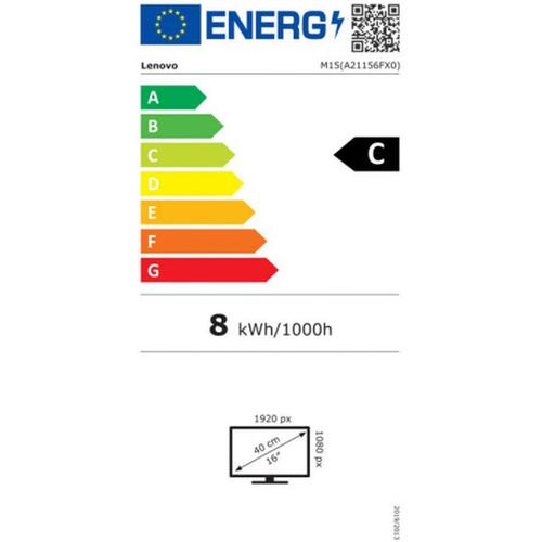 Skærm Lenovo 62CAUAT1WL 15,6" LED IPS