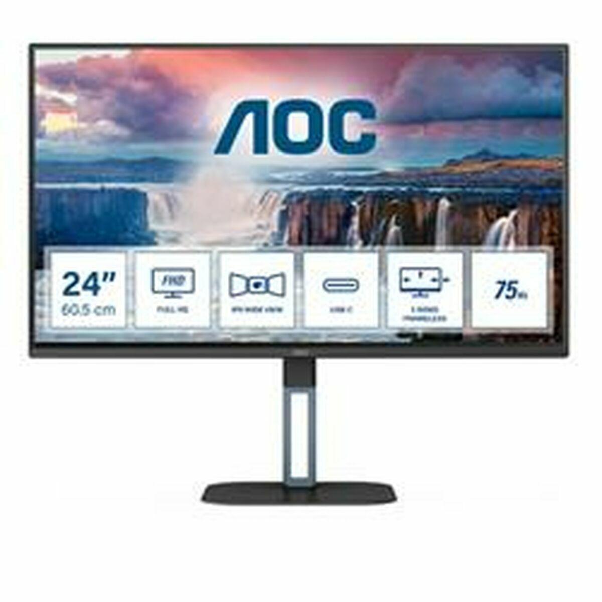 Skærm AOC 24V5CE Full HD 23,8" 24" LED IPS AMD FreeSync Flicker free 75 Hz