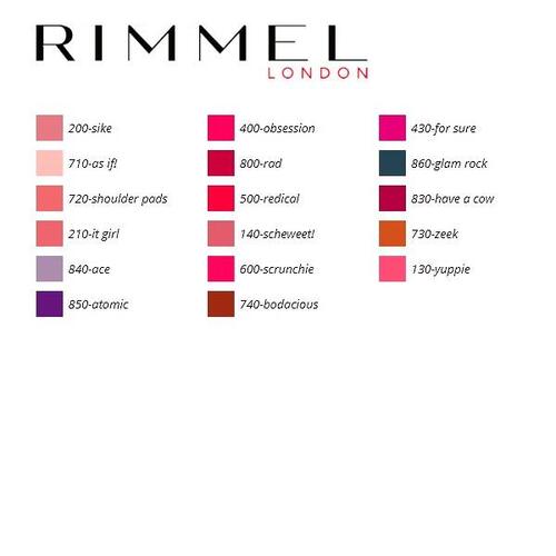 Læbestift Rimmel London (5,5 ml) 840 - ace