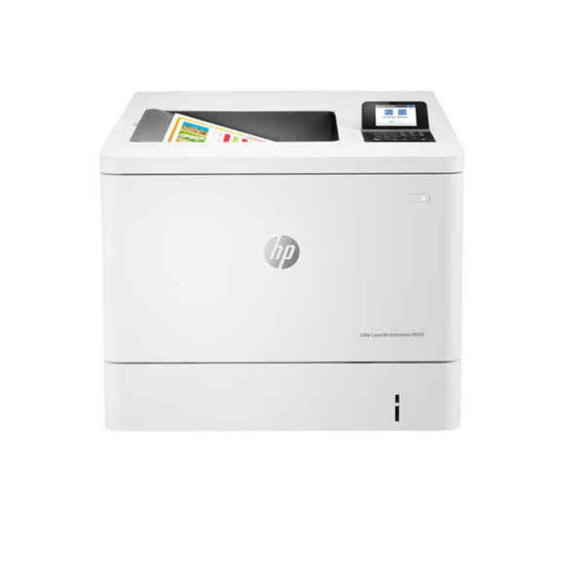 Laser Printer HP M554DN LaserJet Enterprise Hvid