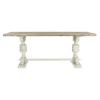 Spisebord Hvid Natur Gran 200 x 90 x 78 cm