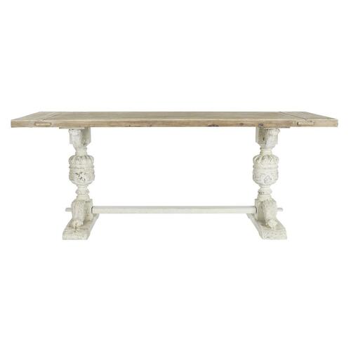 Spisebord Hvid Natur Gran 200 x 90 x 78 cm