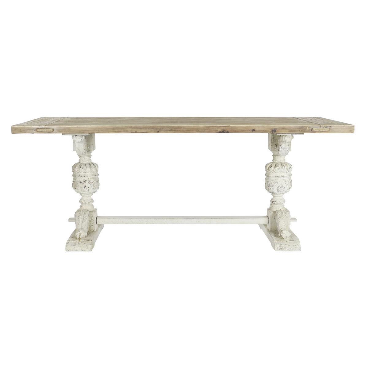 Spisebord Hvid Natur Gran 200 x 90 x 78 cm