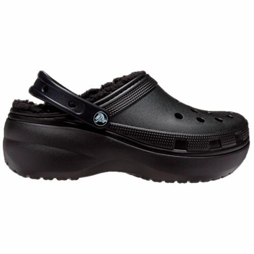 Træsko Crocs Classic Platform Lined Clog Sort 34-35