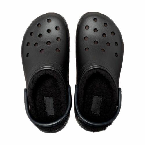 Træsko Crocs Classic Platform Lined Clog Sort 34-35
