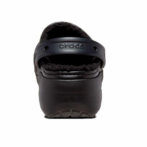 Træsko Crocs Classic Platform Lined Clog Sort 34-35