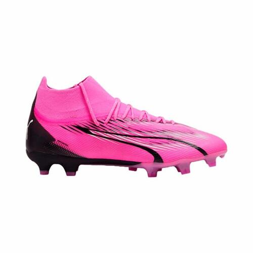 Voksen fodboldstøvler Puma Ultra Pro FG/AG Hvid Pink 39