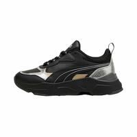 Kvinde Casual Sneakers Puma Cassia Metallic Shine Sort 40