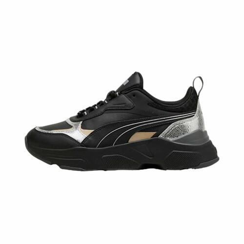 Kvinde Casual Sneakers Puma Cassia Metallic Shine Sort 40