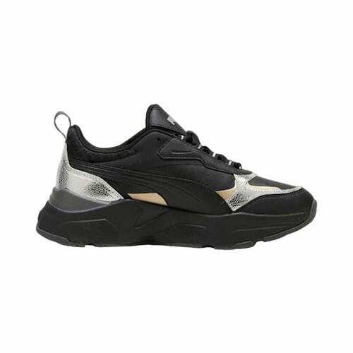 Kvinde Casual Sneakers Puma Cassia Metallic Shine Sort 40