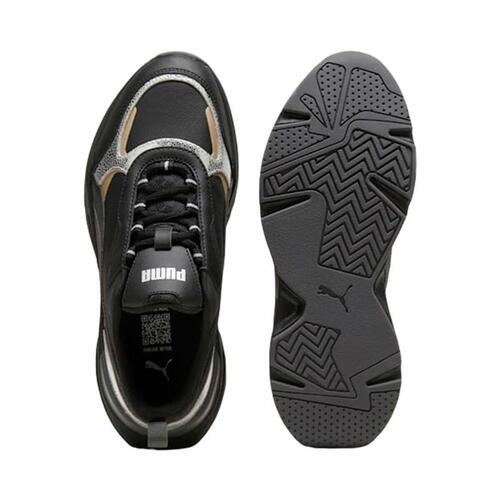Kvinde Casual Sneakers Puma Cassia Metallic Shine Sort 40